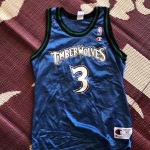 Champion Timberwolves Marbury Jersey